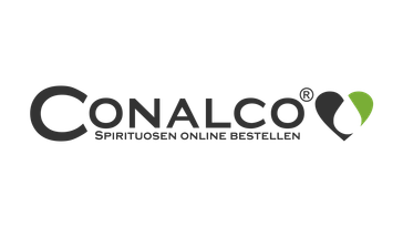 Das Logo von Conalco zeigt den Markennamen in stilisierter Schrift, begleitet von einem grünen und grauen Symbol.