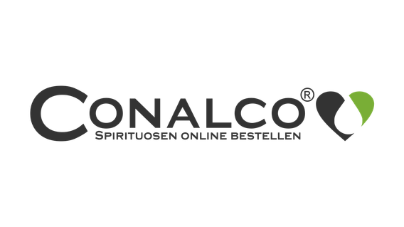 Das Logo von Conalco zeigt den Markennamen in stilisierter Schrift, begleitet von einem grünen und grauen Symbol.